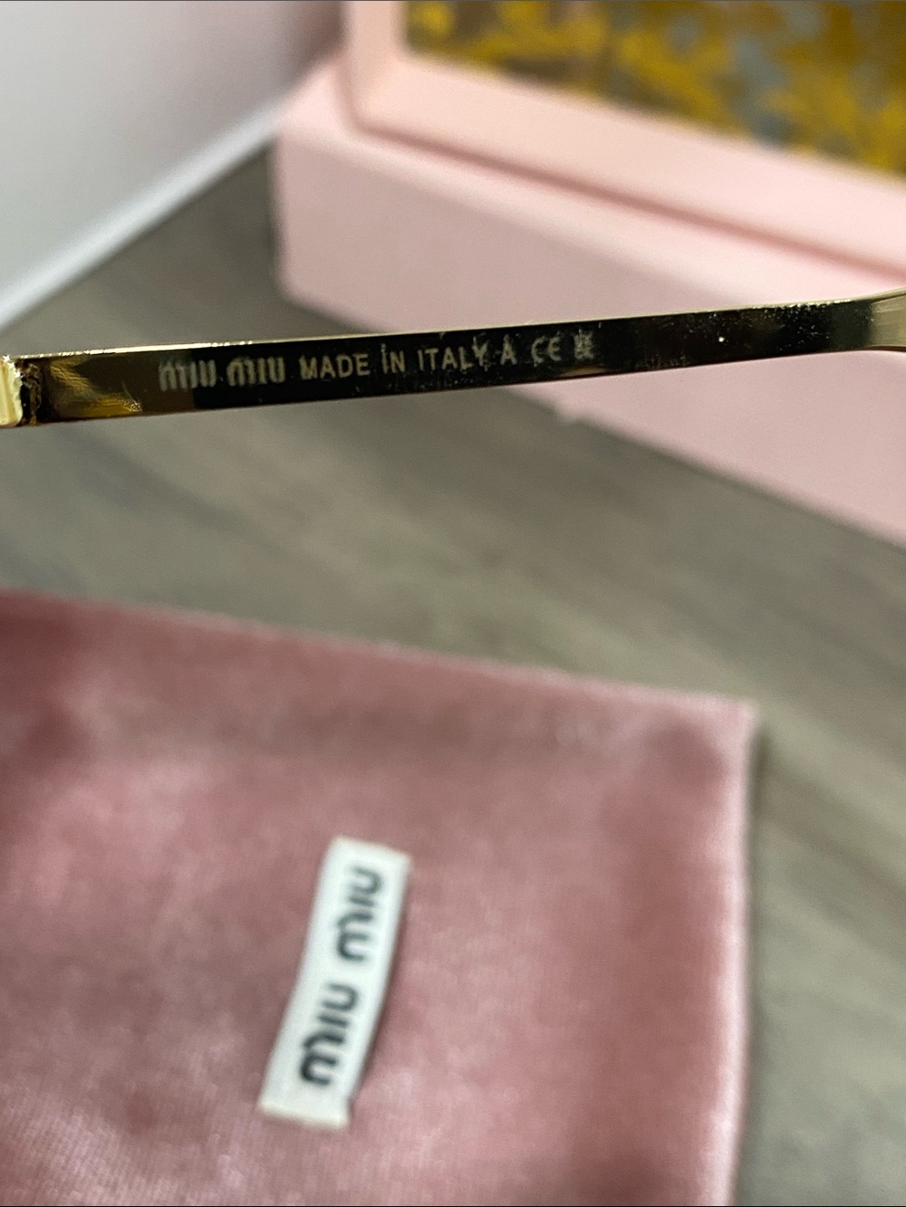 Miu Miu Brown Rimless Shield Sunglasses - Picture 4 of 6